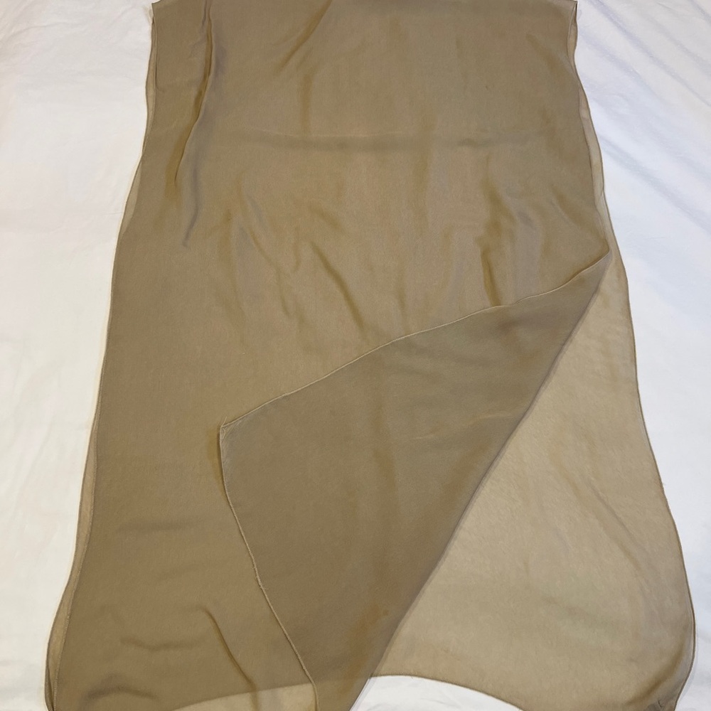 Sheer Tan Scarf